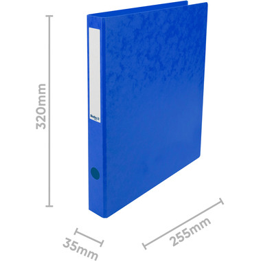 BIELLA Ringbuch TopColor 3.5cm 15240305U blau 2-Ring A4