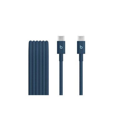 Apple Beats Câble USB-C vers USB-C tissé, bleu, 60W, 1.5 m