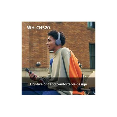 Sony Casques extra-auriculaires Wireless WH-CH520 Jaune