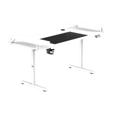 Ultradesk Gaming Tisch Higlander XXL Weiss