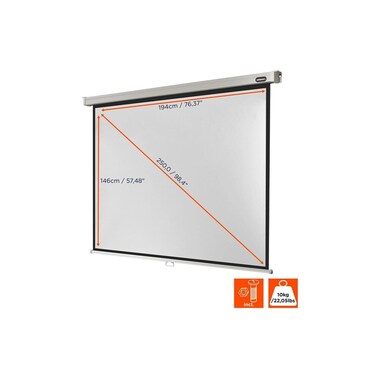 Celexon Écran mural enroulable Pro 200x150cm 4:3