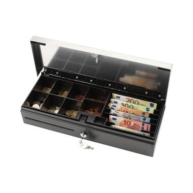 Cassetto per cassa Olympia HS-170S Nero/Acciaio inossidabile