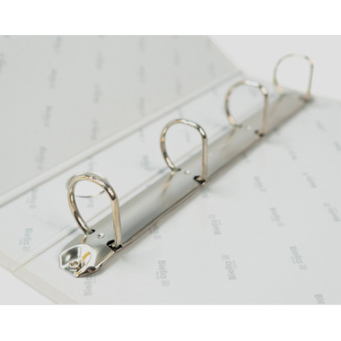 BIELLA Cart. anelli Dinor-Quatro 4cm 12644401U bianco, 4-anelli A4