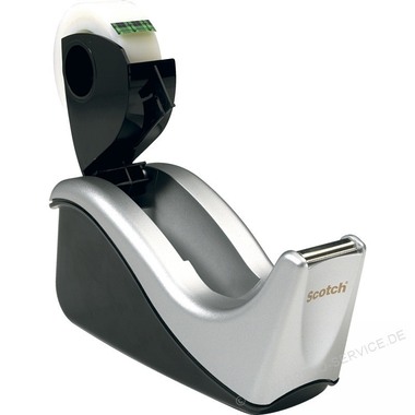 SCOTCH Dérouleur table argent/noir C60-ST incl.1 roul.Magic 810 19mmx33m