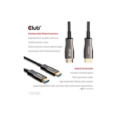 Club 3D Optical Cable CAC-1392 HDMI - HDMI, 30 m