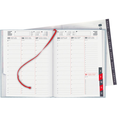 BIELLA Agenda Orario 2027 809301060027U 1S/2P bleu cl. ML 17.8x23.5cm