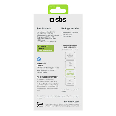 Chargeur de batterie portable pour Macbook