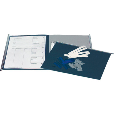 BIELLA Register-Hängemappen-Set A4 27143005U blau 32x25cm 10 Stück