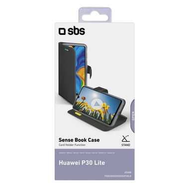 Custodia book con funzione stand per Huawei P30 Lite