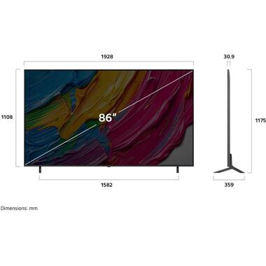 LG TV 86QNED80A6A 86", 3840 x 2160 (Ultra HD 4K), QNED