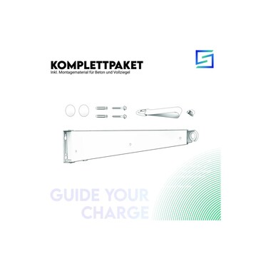 Elektromaterial Porte-câble Cable-Sherpa, Noir