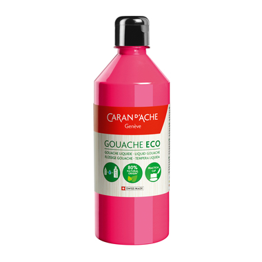 CARAN D'ACHE Deckfarbe Gouache Eco 500ml 2371.090 pink fluo flüssig