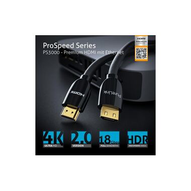 PureLink Cable PS3000-015 HDMI - HDMI, 1.5 m