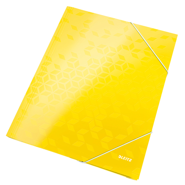 LEITZ Cartellina con elastico WOW A4 3982-00-16 giallo