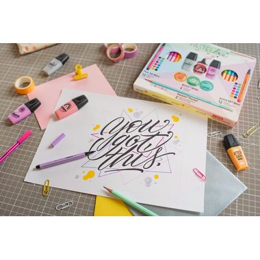 STABILO Set Mini World 77/5-8-5 Pastellove 18-teilig