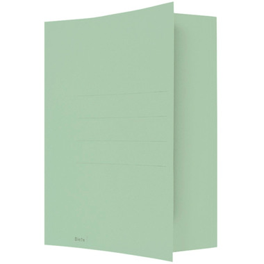 BIELLA Einlagemappe m. Klappe A4 25040130U grün 240g/m2 50 Stück