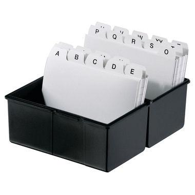HAN Karteibox A7 977-13 schwarz für 300 Karten