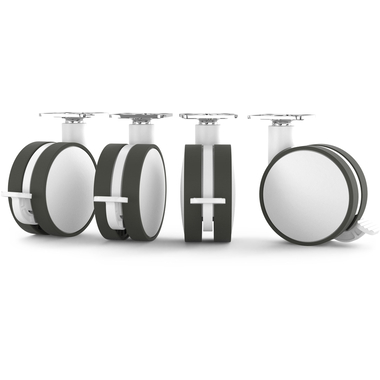 MAGNETOPLAN Pezzo di ricambio rotoli set 1146099 InfinityWall+Tool-Hub 4 pezzi