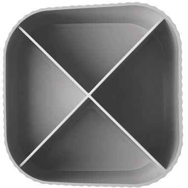 HAN Stifteköcher Re-LOOP 2.74 grau 4 Fächer