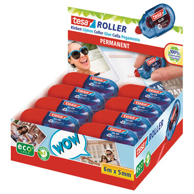 TESA Mini Roller de colle 6mx5mm 598190000 ecoLogo permanent