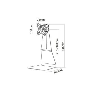 NEOMOUNTS Supports pour moniteur FPMA-D800 Argenté