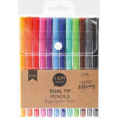 I AM CREATIVE Dual Tip Pencils 4005.65 wasserbasis, 12 pezzi