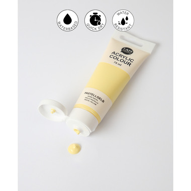 I AM CREATIVE Peinture acrylique 75ml 2001.3 jaune pastel