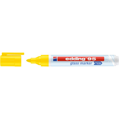 EDDING marcatore di vetro 95 95-005 giallo
