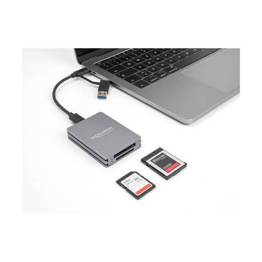 Delock Card Reader Extern 91011 USB type-C pour SD/CFexpress Type B