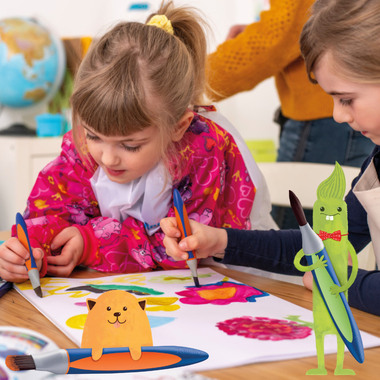 PELIKAN Set Pennello Griffix 700726 3 pezzi 3 colori