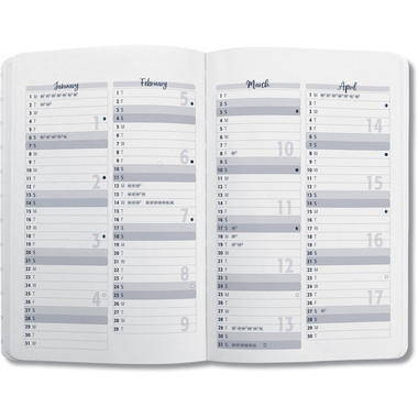 JOLIE Agenda Flair 2026 J6103 1W/2S aqua green ML A5