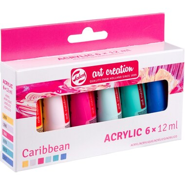 TALENS Acrylfarbe 6x12ml 9021863M Caribbean