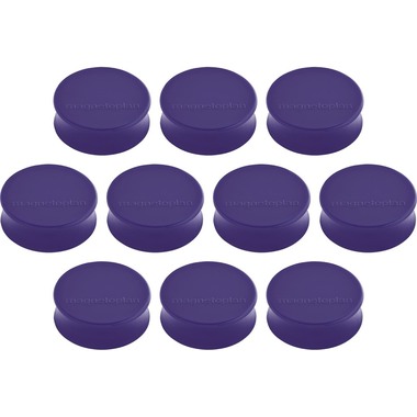 MAGNETOPLAN Calamita Ergo Large 10 pezzi 1665011 viola 34x17.5mm