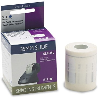 SEIKO a impiego multip.Etich.11x38mm SLP-35L bianco, stretto, DIA 300 pezzi