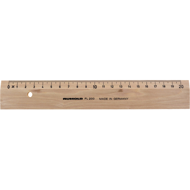RUMOLD Règle plate 20cm FL200/20 bûche