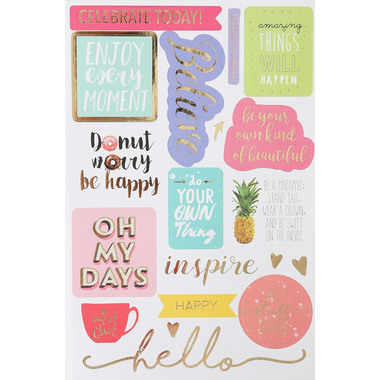 I AM CREATIVE Stickerbook 4087.473 paroles, 5 feuilles