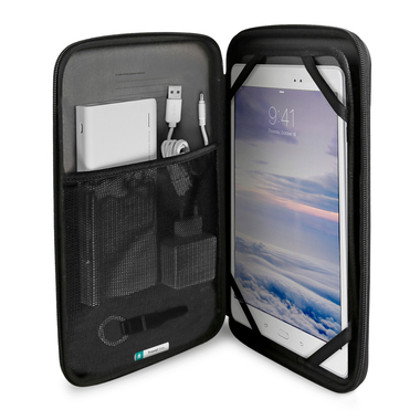 Universelle Reisetasche für das Tablet und Zubehör
