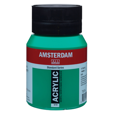 AMSTERDAM Acrylfarbe 500ml 17726192 permanent grün dunkel 619