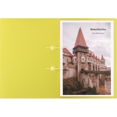 KOLMA Dossier classeur Easy A4 11.050.11 jaune 80 flls.