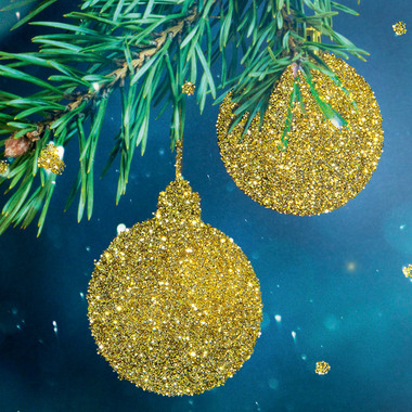 SIGEL Weihnachtskarte &Couvert A6/C6 DS065 220+100g, Glitter 10+10 Stück