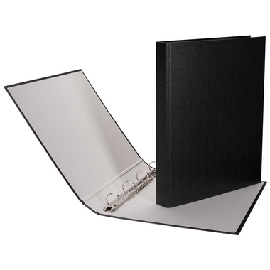 BIELLA Livre présent. Ringo-Plast 3cm 43444202U noir 4 anneaux A4+