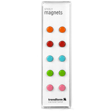 TRENDFORM Magnete STEELY COLOR TF20C farbig ass. 10 Stück