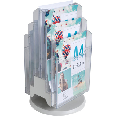 EXACOMPTA Tisch-Drehständer A4 60558D transparent