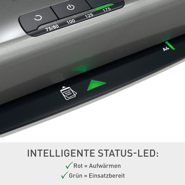 LEITZ Plastifieuse iLAM Office Pro 75182084 argent/blanc, 175mic A3