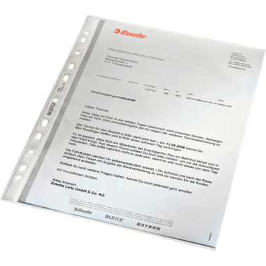 LEITZ Dossier PP A4 47960000 transparent 100 pcs.