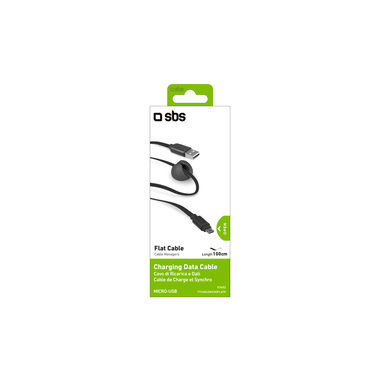 Câble de données plat USB 2.0 - Micro USB | SBS
