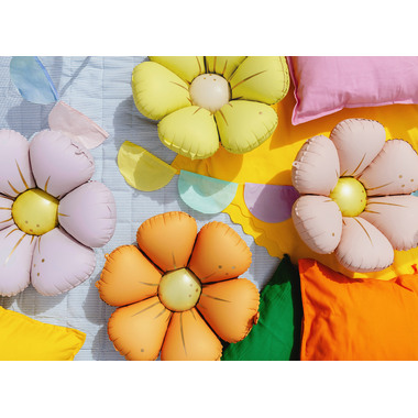 PARTYDECO Ballon en plastique 45cm FBZ4 Marguerites, ass. 4 pcs.