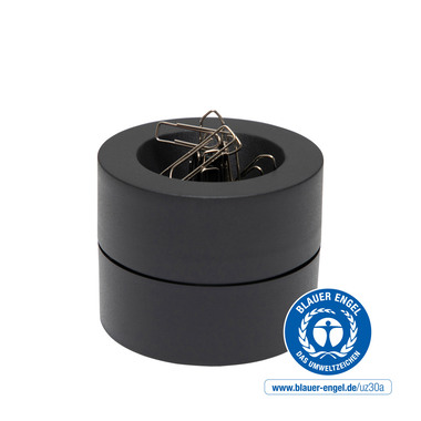 MAUL Klammernspender Eco MAULpro 4.30 7.3cm, schwarz,15 Klammern