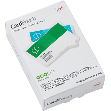 GBC Pochettes à plastifier 60x99 3743177 brillant, 125my 100 pcs.