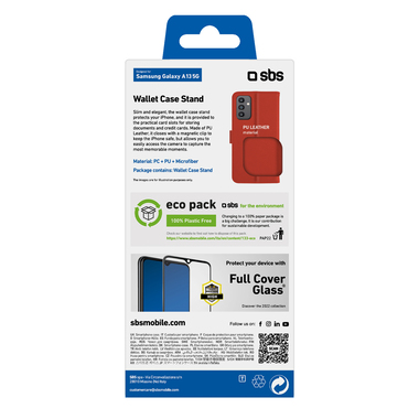 Book wallet case with stand function for Samsung Galaxy A13 5G